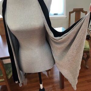 Light grey and black Vest